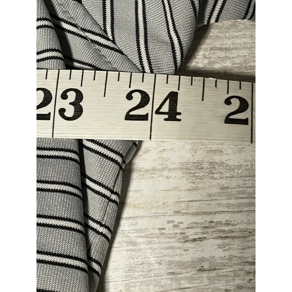NWT‎ Izod Golf Men's Short Sleeve Polo Shirt Gray Stripe Size XXL